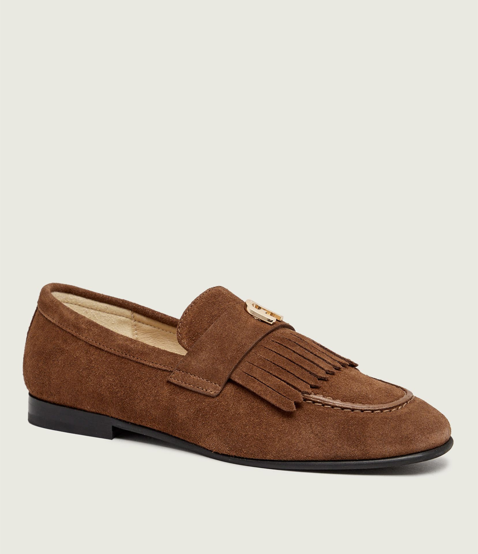 Furla Loafersy Furla Heritage zamsz
