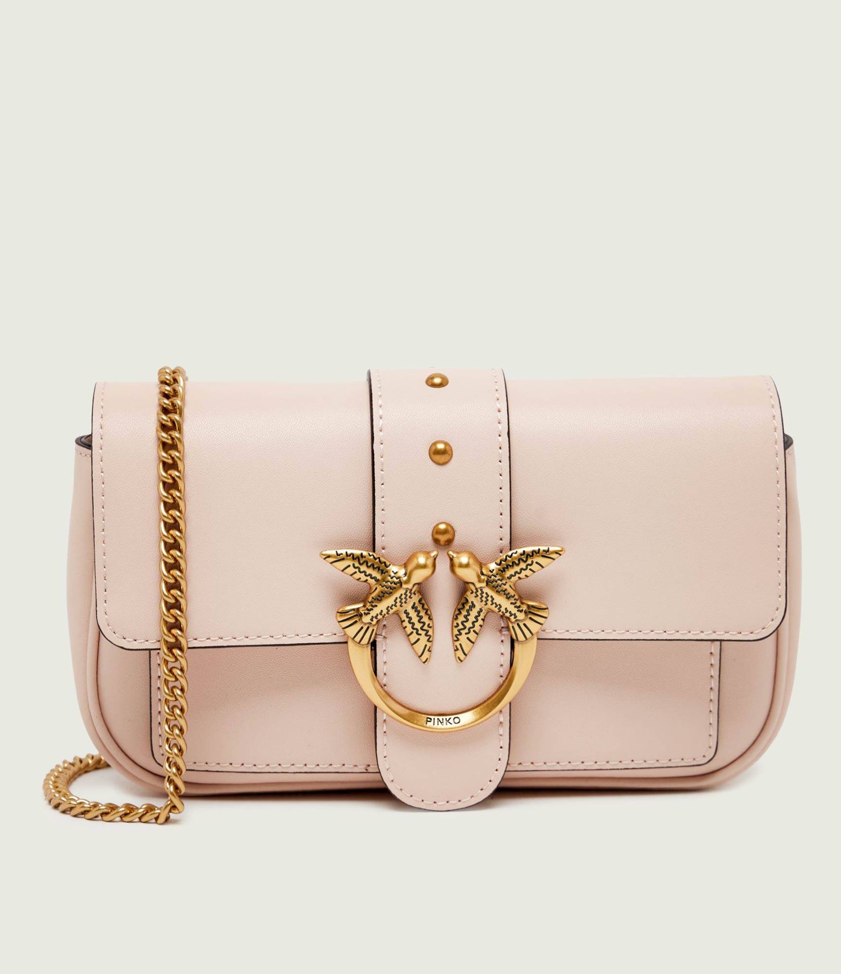Pinko Skórzana listonoszka/kopertówka Love One Pocket C