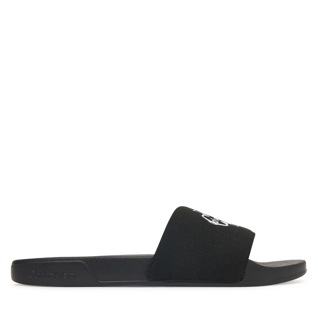 Klapki Calvin Klein Jeans Ess Slide Cv YM0YM01393 Czarny