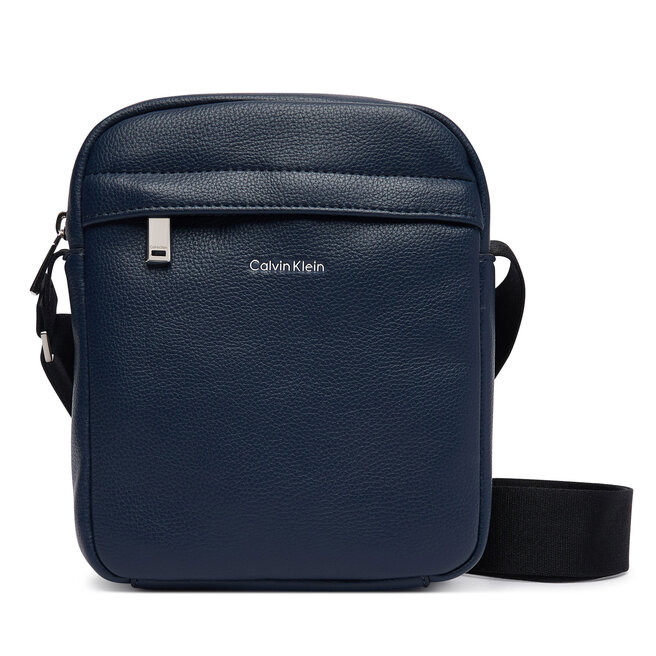Saszetka Calvin Klein Raised Reporter LV04D3160G Granatowy
