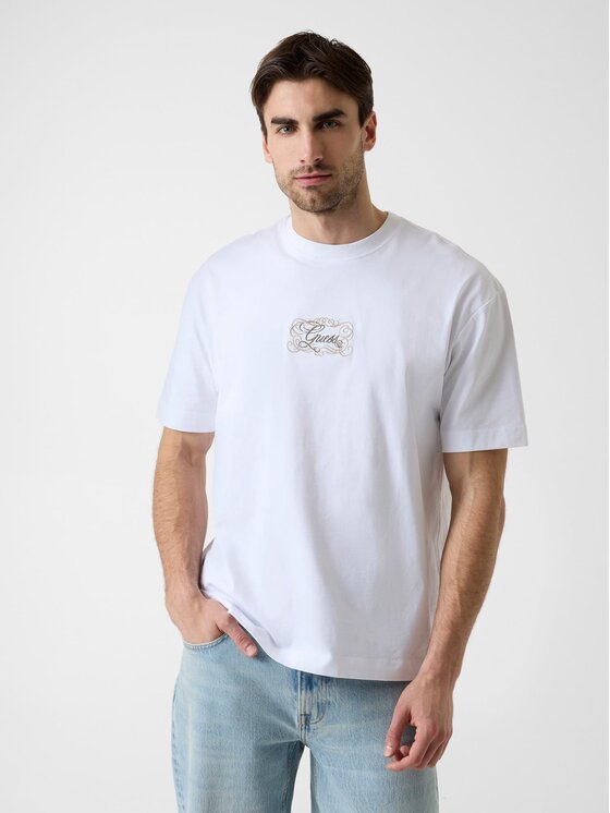 Guess T-Shirt 182679 Biały Classic Fit