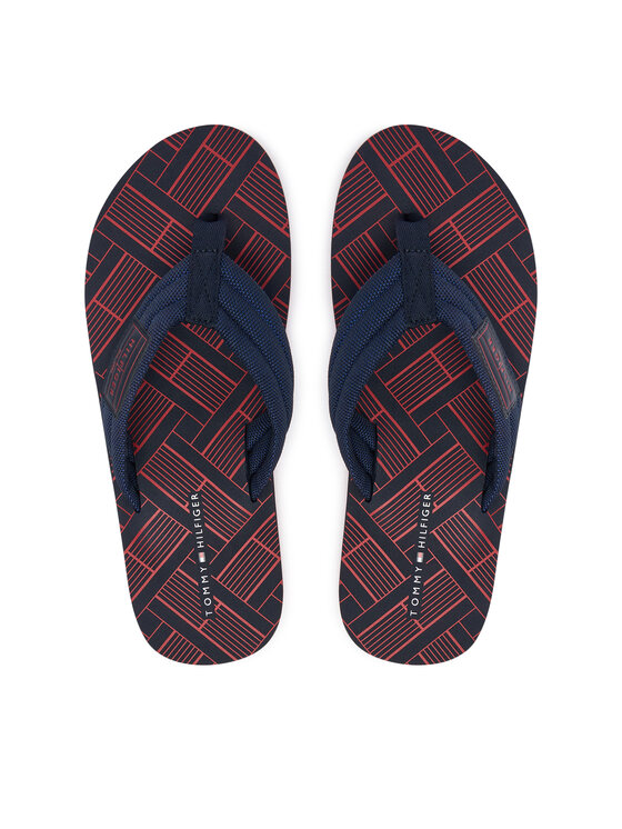 Tommy Hilfiger Japonki Flag Patch Beach FM0FM06004 Granatowy