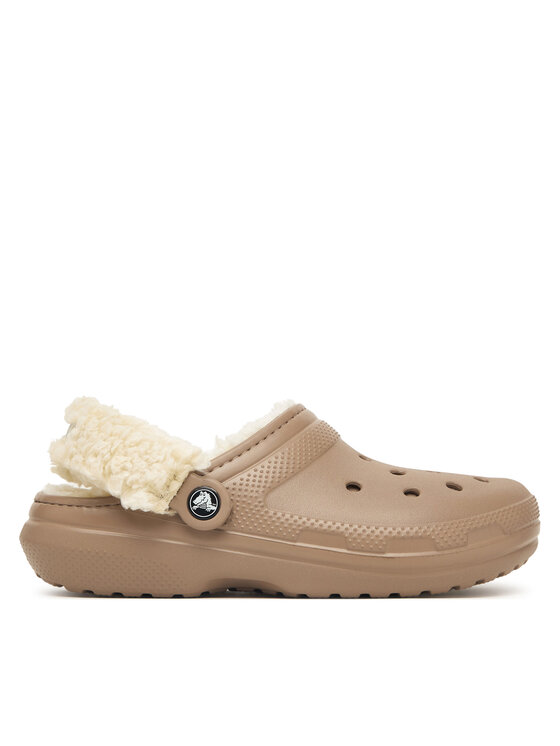 Crocs Klapki Classic Lined Clog 211396 Beżowy