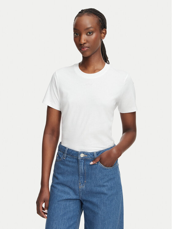 KARL LAGERFELD T-Shirt B2W17094 Biały Regular Fit