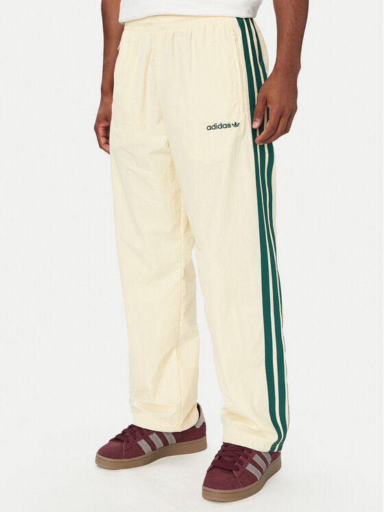 adidas Spodnie dresowe Cutline Track Tracksuit Bottoms KW8021 Kremowy Regular Fit