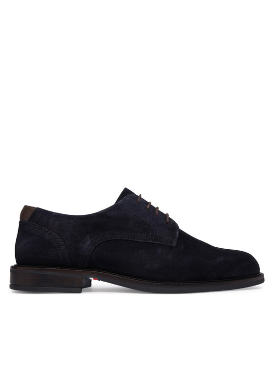 Tommy Hilfiger Półbuty Corporate Dressy FM0FM05969 Granatowy