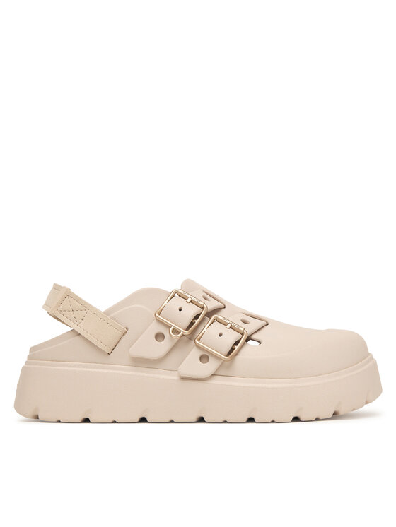 Crocs Sandały Loaferette Clog 214105 Beżowy