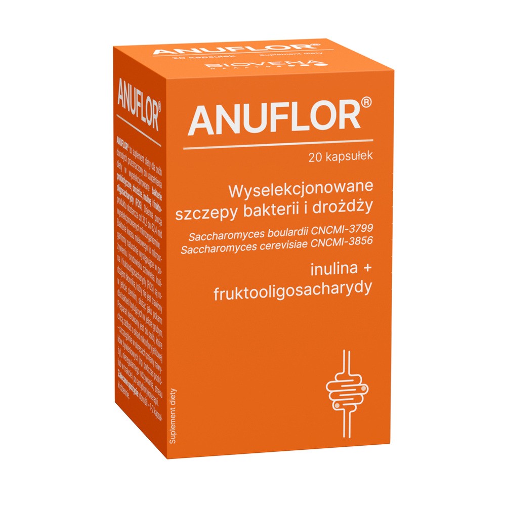 Anuflor, kapsułki, 20 szt.
