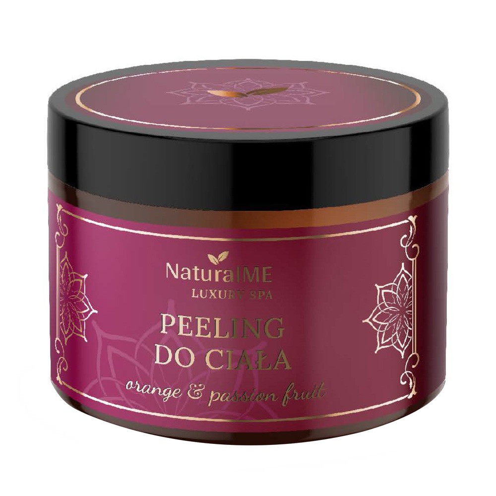 NaturalME Luxury SPA, cukrowy peeling do ciała, Orange & Passion Fruit, 200 ml