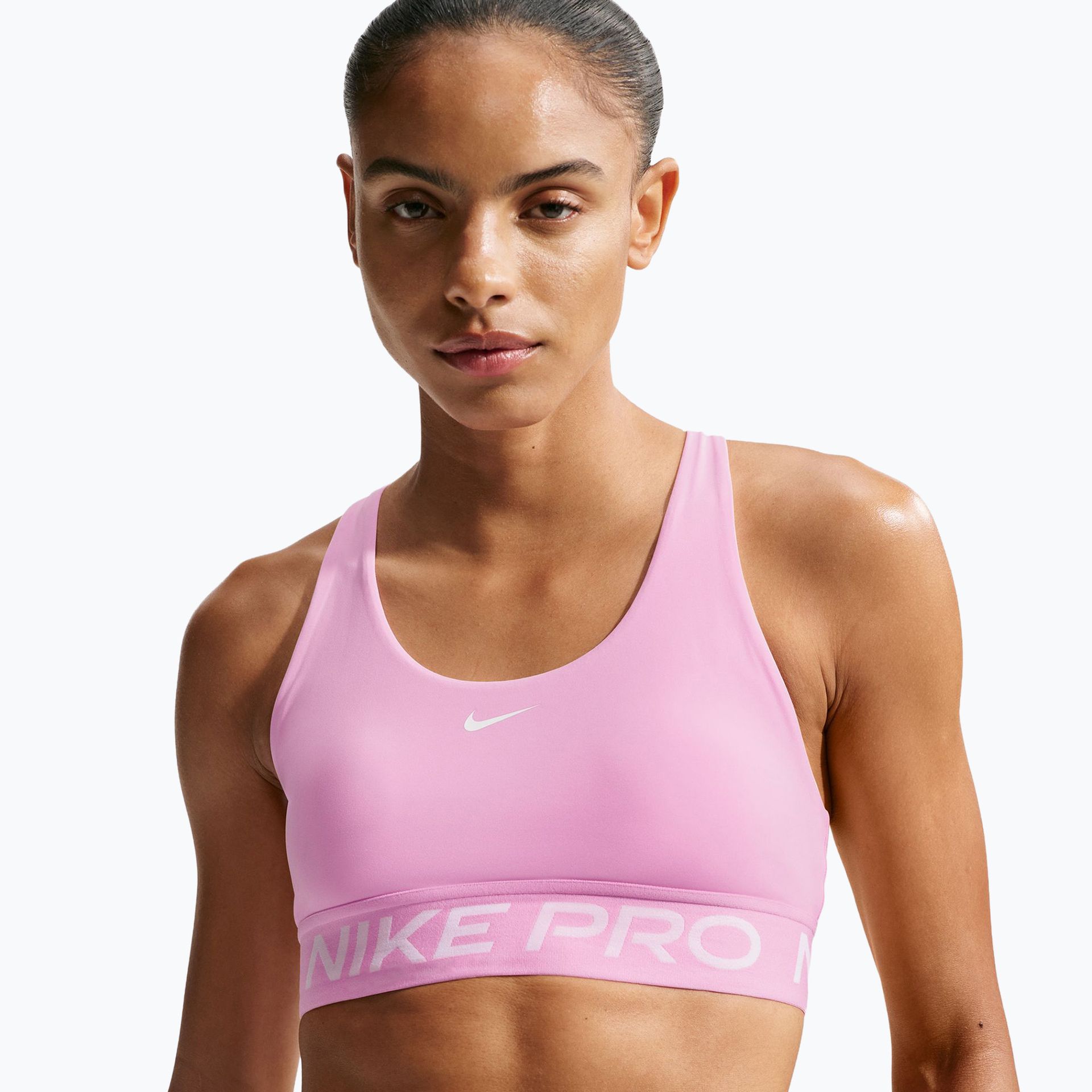 Biustonosz treningowy Nike Pro 365 pink rise/white WYSYŁKA W 24H 30 DNI NA ZWROT