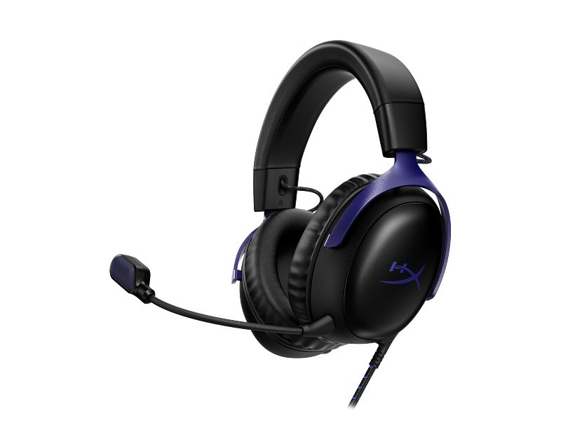 HyperX Cloud III Gaming Headset czarny/niebieski - D0SX6AA