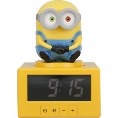 Zabawka budzik z lampką nocną PALADONE Minionki Bob