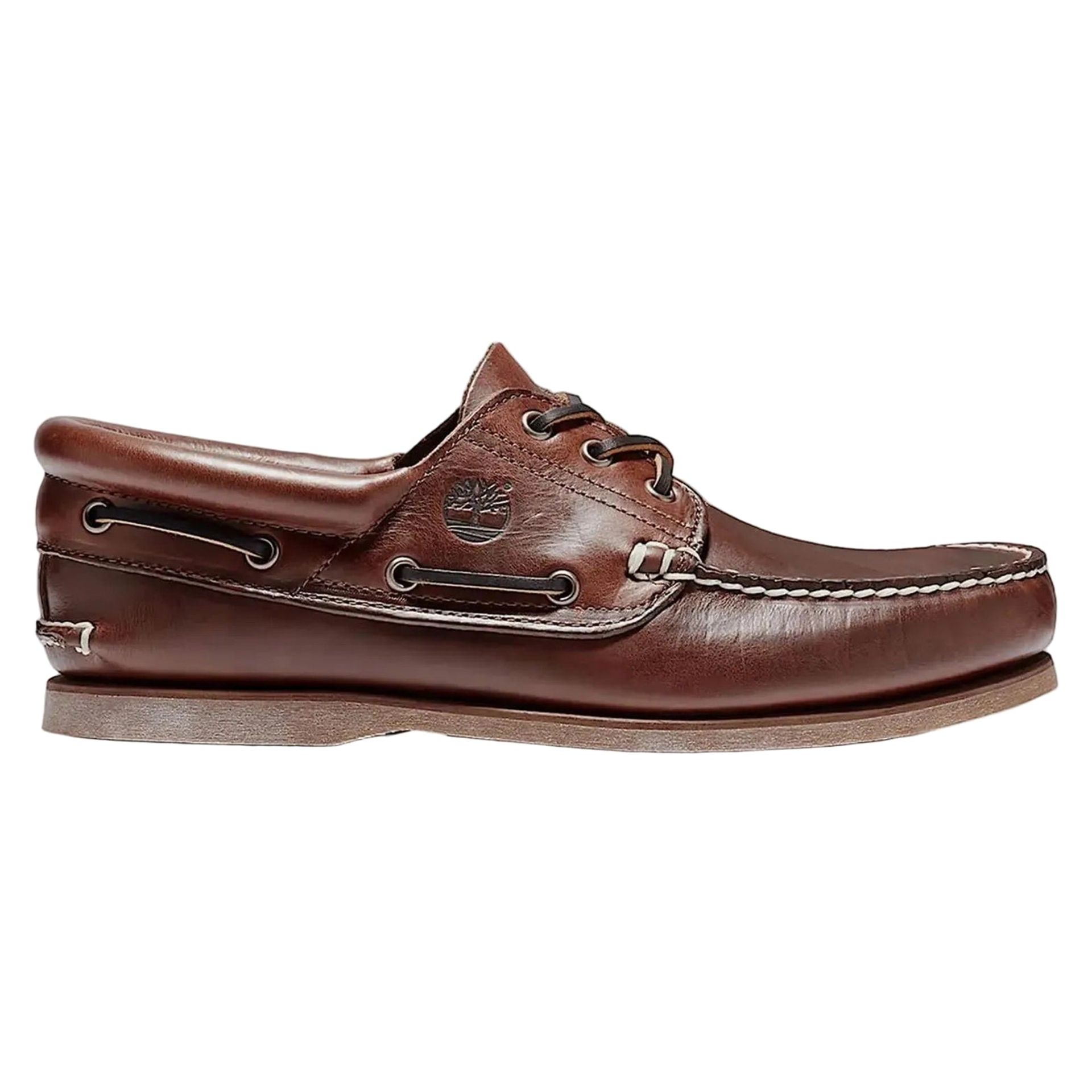 Classic Boat 3 Eye Padded Brown - 43.5
