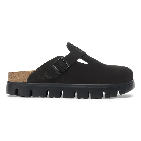 Boston Chunky Suede Leather Black - 37