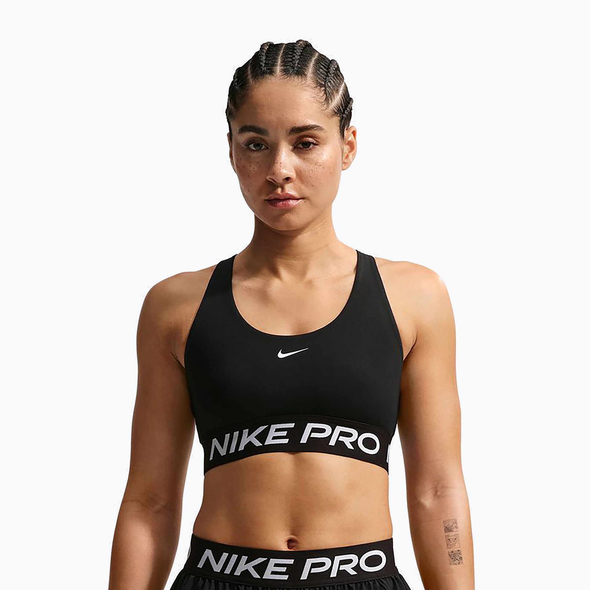 Biustonosz treningowy Nike Pro 365 black/white WYSYŁKA W 24H 30 DNI NA ZWROT