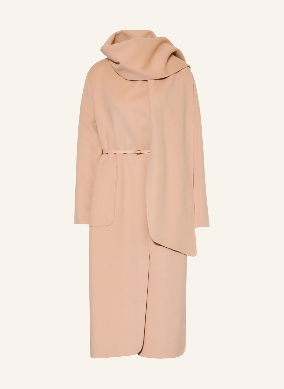 Luisa Cerano Płaszcz Wełniany beige