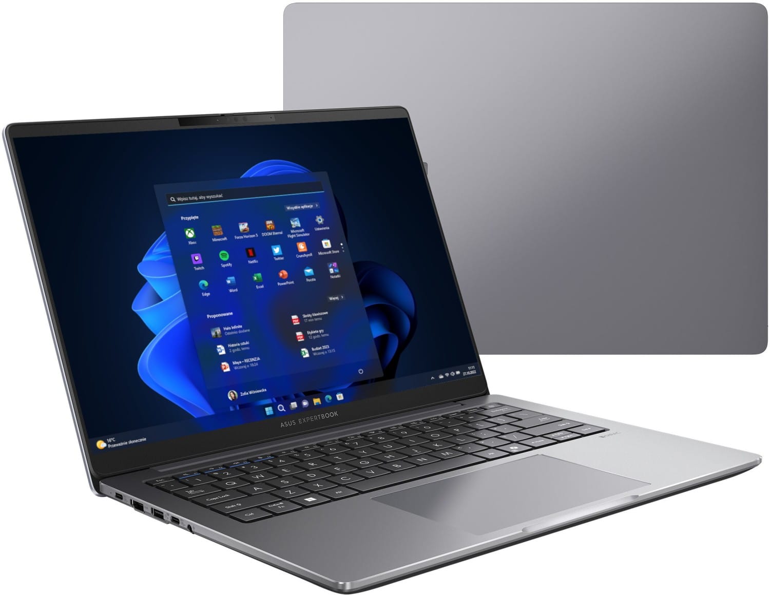 ASUS ExpertBook PM3406CKA-LY0285X - Ryzen AI 5 330 14'' 16GB 512GB W11P Szary 90NX0971-M00AM0