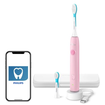Szczoteczka soniczna PHILIPS Sonicare for Kids Smart HX6600/41 Różowy