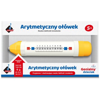 Zabawka edukacyjna ASKATO Genialny dzieciak Arytmetyczny ołówek Nauka tabliczki mnożenia 911005