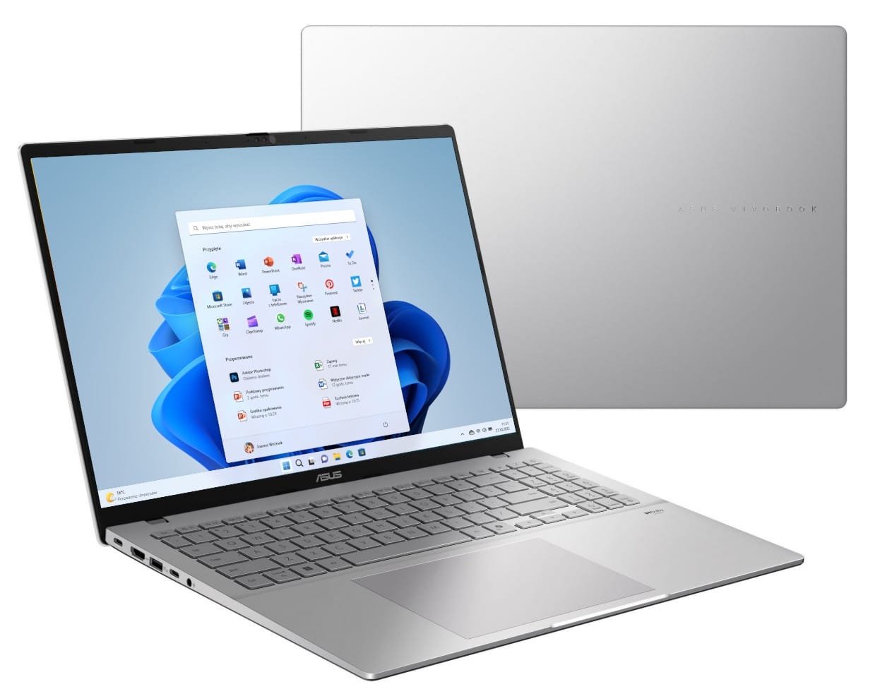 ASUS Vivobook S16 M3607GA-SH012W - Ryzen AI 7 445 16'' OLED 16GB 512GB W11H Srebrny 90NB17M2-M000E0
