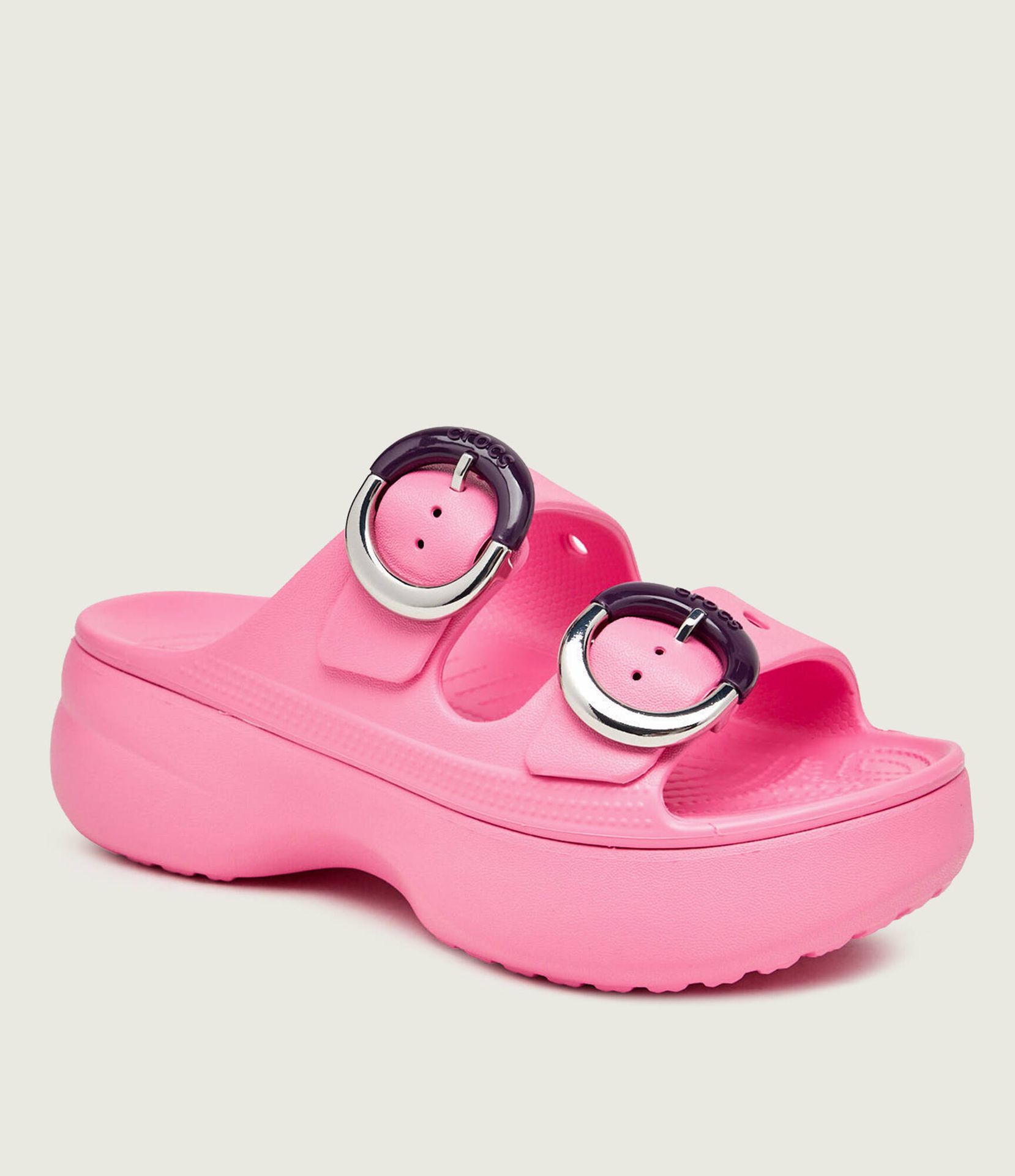 CROCS Klapki Saturday Platform Dipped Buckle