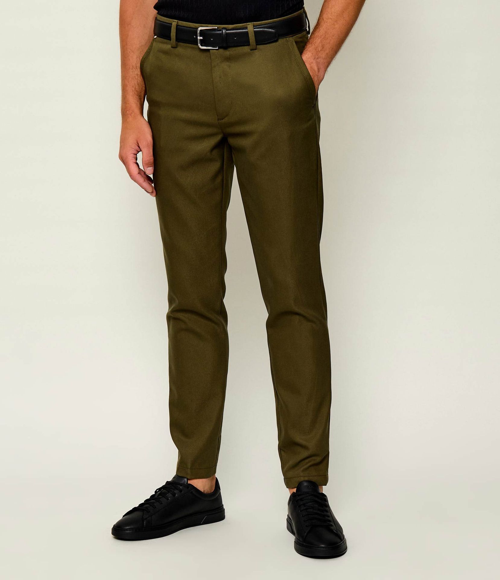BOSS BLACK Spodnie chino H-Kaiton1 Slim Fit