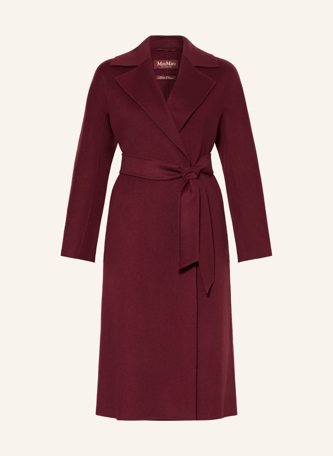 Max Mara Studio Płaszcz Wełniany Cles rot