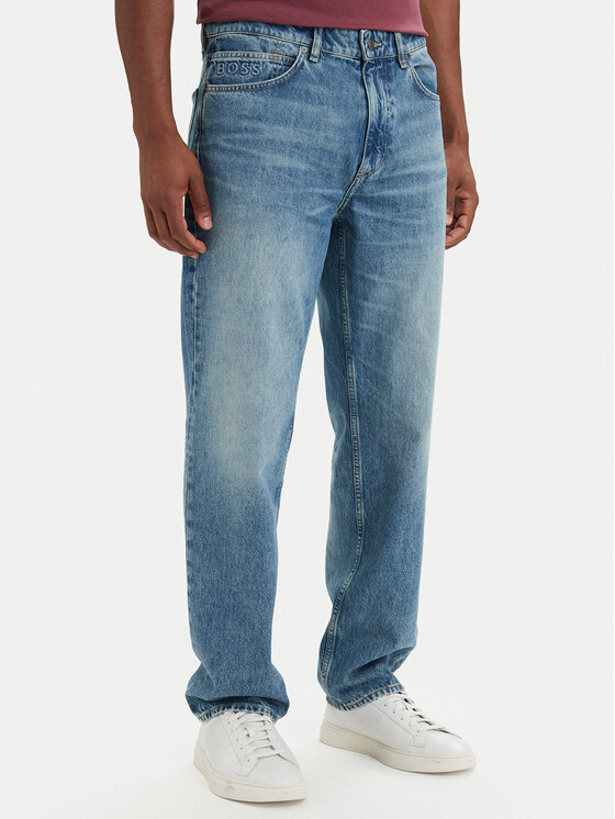 BOSS Jeansy Keyes-2 50566106 Niebieski Regular Fit