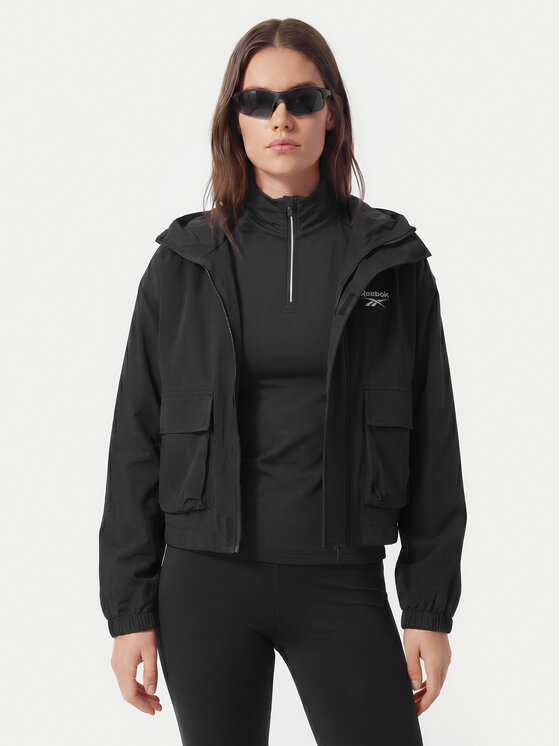 Reebok Kurtka przejściowa Agata RK25681CCW Czarny Regular Fit