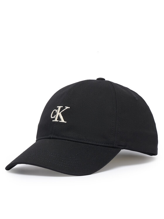 Calvin Klein Czapka z daszkiem Monogram Embroidery Baseball Cap LV04G5002G Czarny