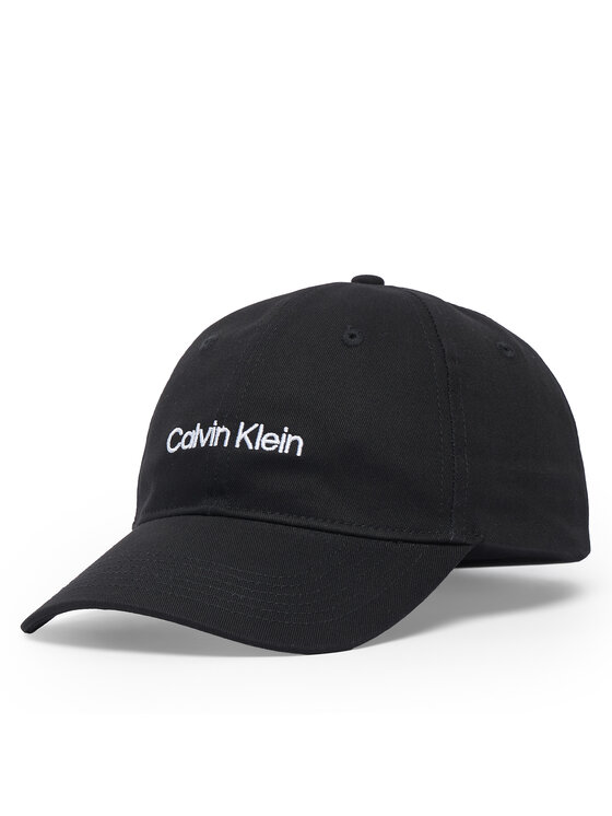 Calvin Klein Czapka z daszkiem Titlecase Embroidery LV04D5003G Czarny