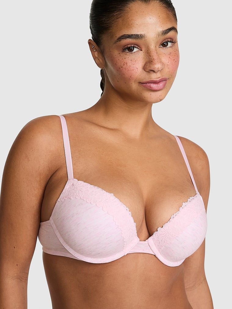 Biustonosz super push-up Wear Everywhere PINK