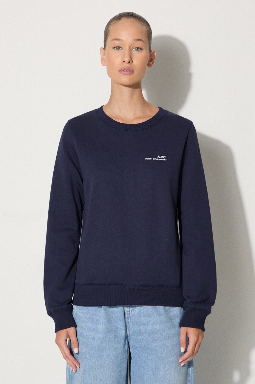 A.P.C. bluza bawełniana Sweat Item F