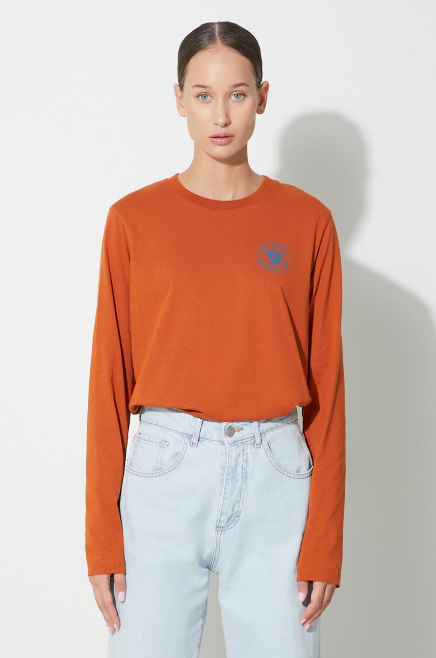 Fjallraven longsleeve bawełniany 1960 Logo