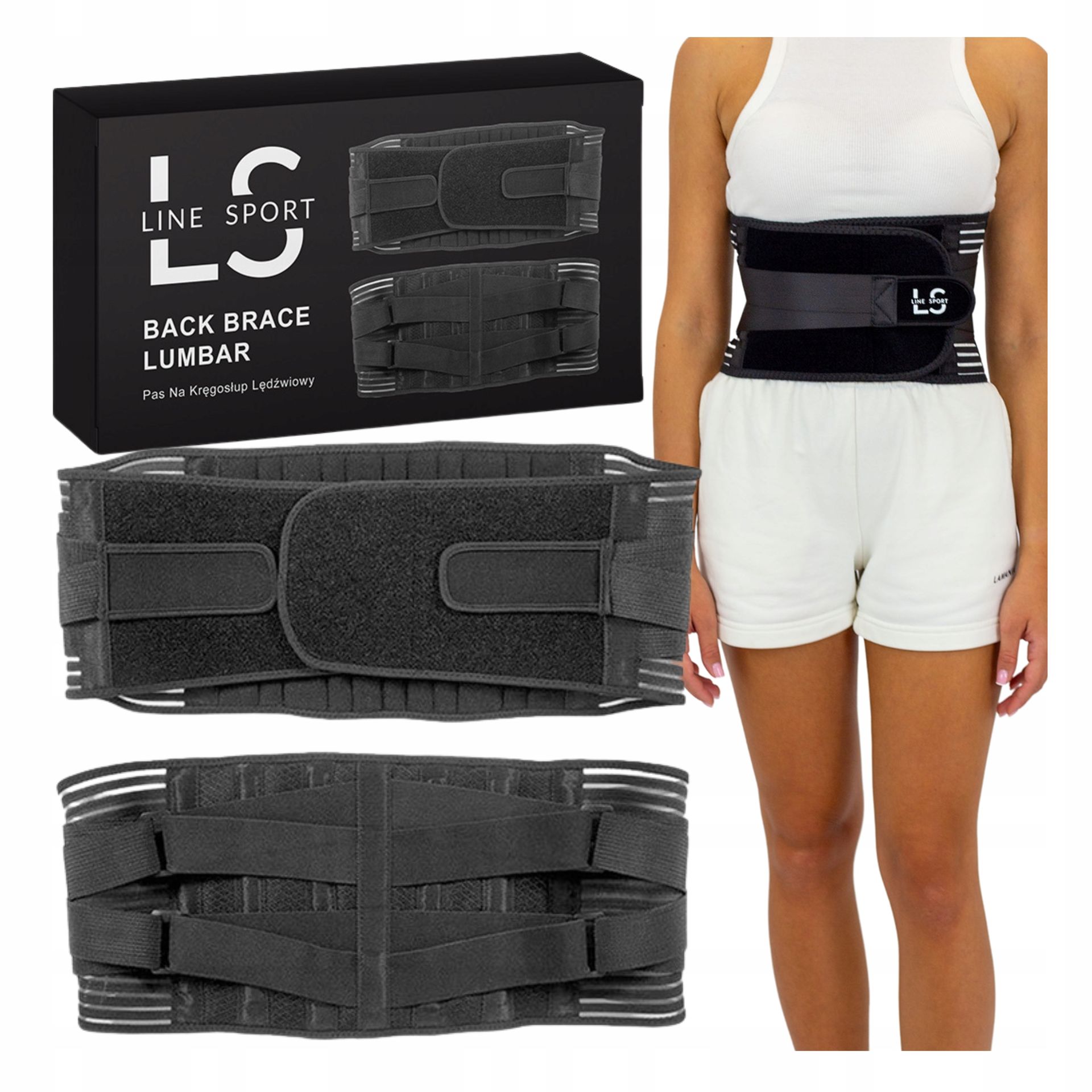 Acus Med Line Sport, pas na kręgosłup lędźwiowy, rozmiar XL