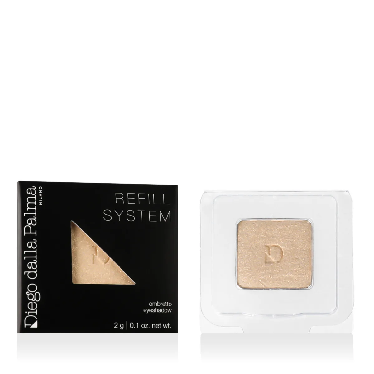 Diego Dalla Palma Refill System Eyeshadow 2 g odcień 117 Light Champagne