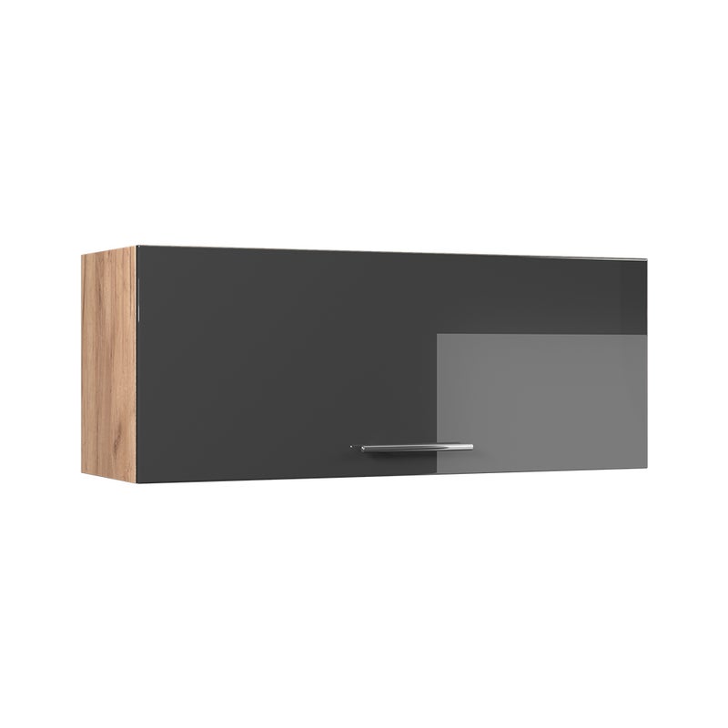 Vicco Szafka ścienna Fame-Line, Antracyt połysk/Dąb goldkraft, 100 cm