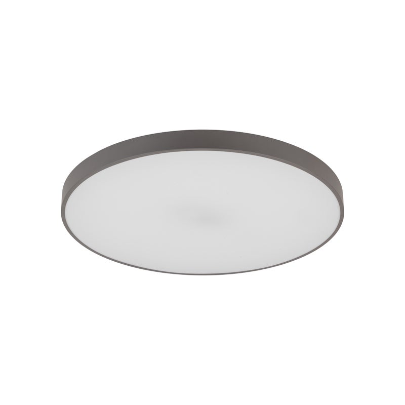 Lampa Sufitowa Łazienkowa Tk Lighting Velis Brązowy Plafon Led 60W Ip54 Zmienna Barwa, Ściemniany