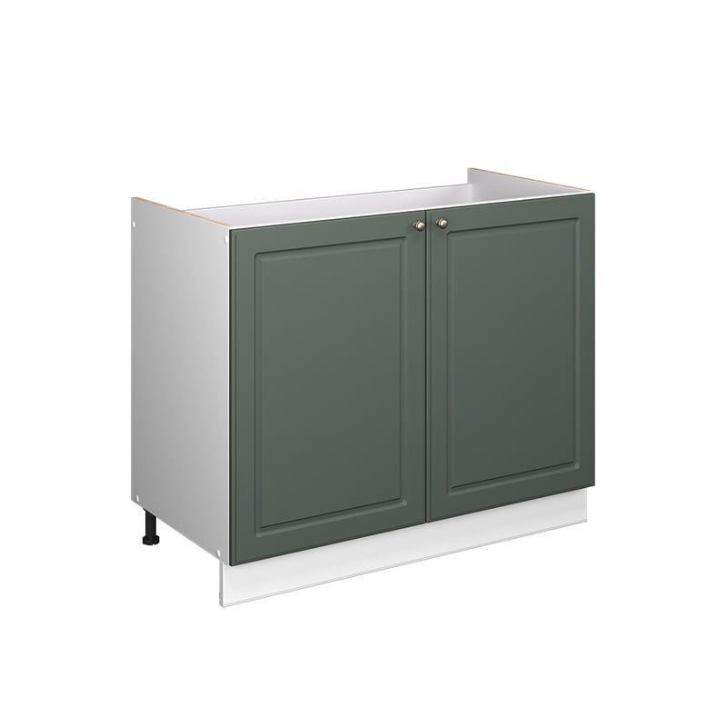 Vicco Szafka pod zlew Fame-Line, Green Gold Country/Biały, 100 cm bez blatu roboczego