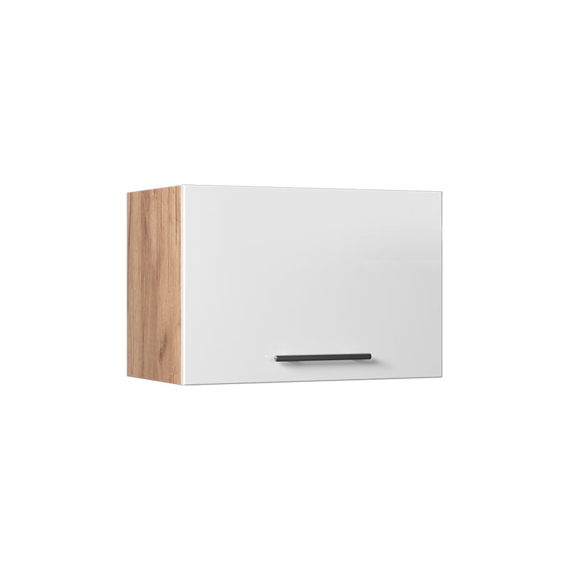 Vicco Szafka ścienna Fame-Line, Biały wysoki połysk/Dąb goldkraft, 60 cm