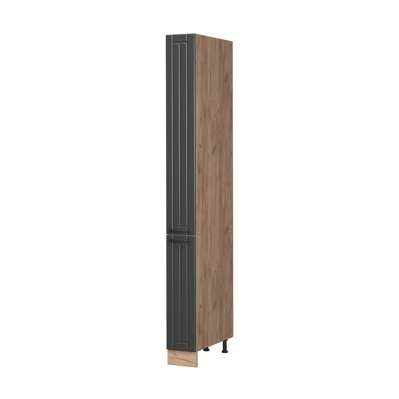 Vicco Szafka aptekarska Fame-Line, Ciemnoszary/Dąb goldkraft, 20 cm