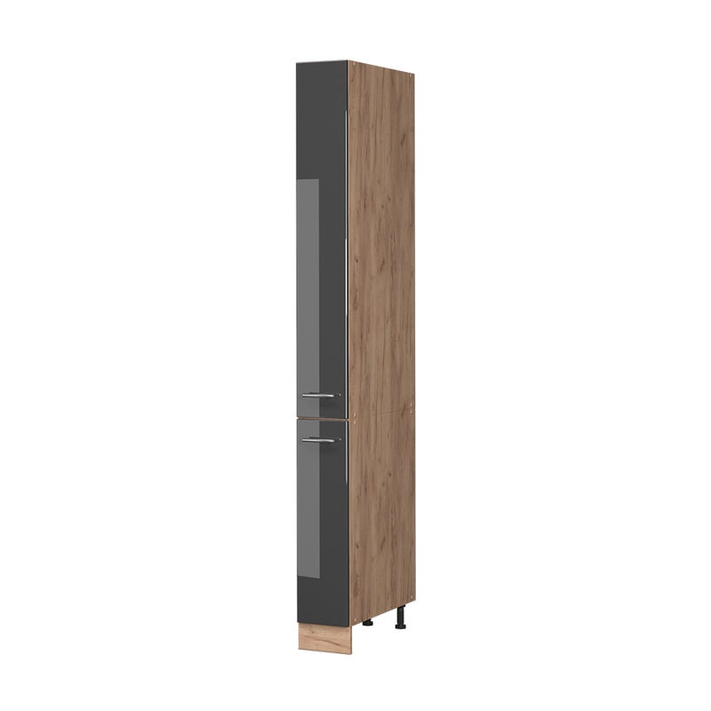 Vicco Szafka aptekarska Fame-Line, Antracyt połysk/Dąb goldkraft, 20 cm
