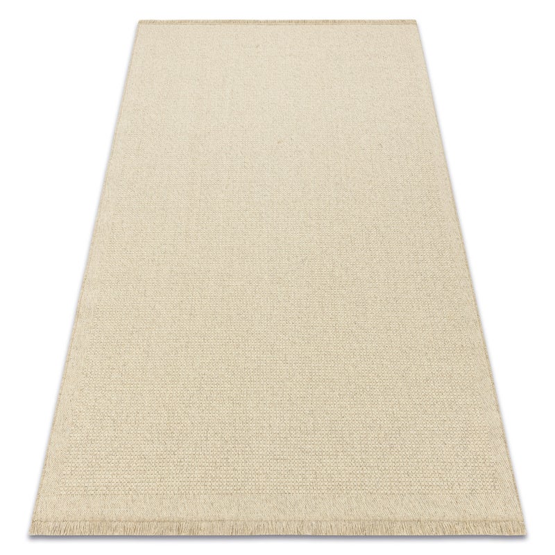 Dywan wełniany VILLA 8986/69400 Jednolity SIZAL, płaskotkany beż 240x340 cm