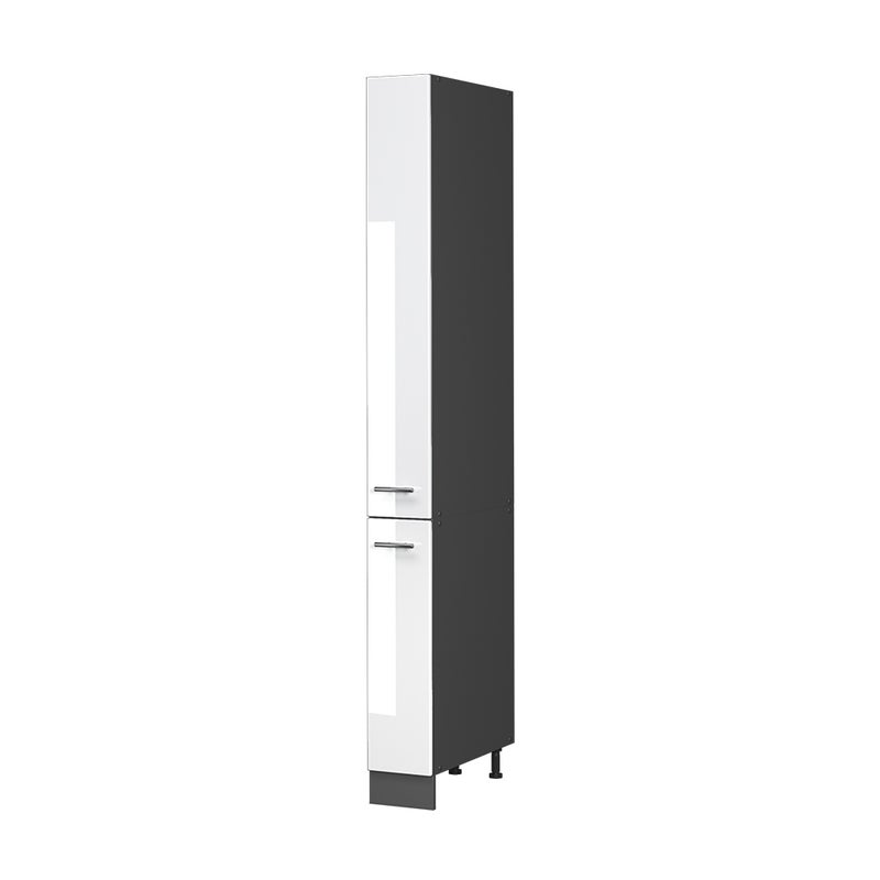Vicco Szafka aptekarska Fame-Line, Biały wysoki połysk/Antracyt, 20 cm
