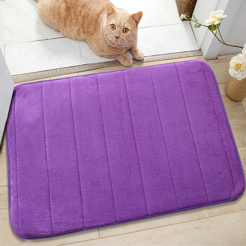 Fioletowa mata łazienkowa 40*60*0,5 cm, 1 sztuka, nadająca się do prania w pralce, chłonna, mata łazienkowa, mata do wanny i prysznica