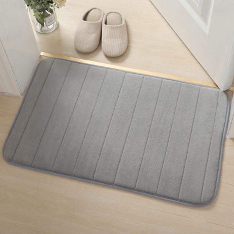 Jasnoszara mata łazienkowa 40*60*0,5 cm, 1 sztuka, nadająca się do prania w pralce, chłonna, mata łazienkowa, mata do wanny i prysznica
