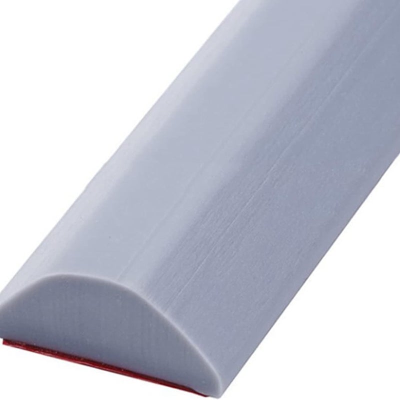 Próg prysznicowy samoprzylepny, bariera wodoodporna, prysznic, 100 cm, wys. 1,5 cm, szary
