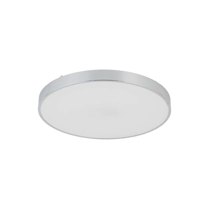 Lampa Sufitowa Łazienkowa Tk Lighting Velis Chrome Plafon Led 40W Ip54 Zmienna Barwa, Ściemniany