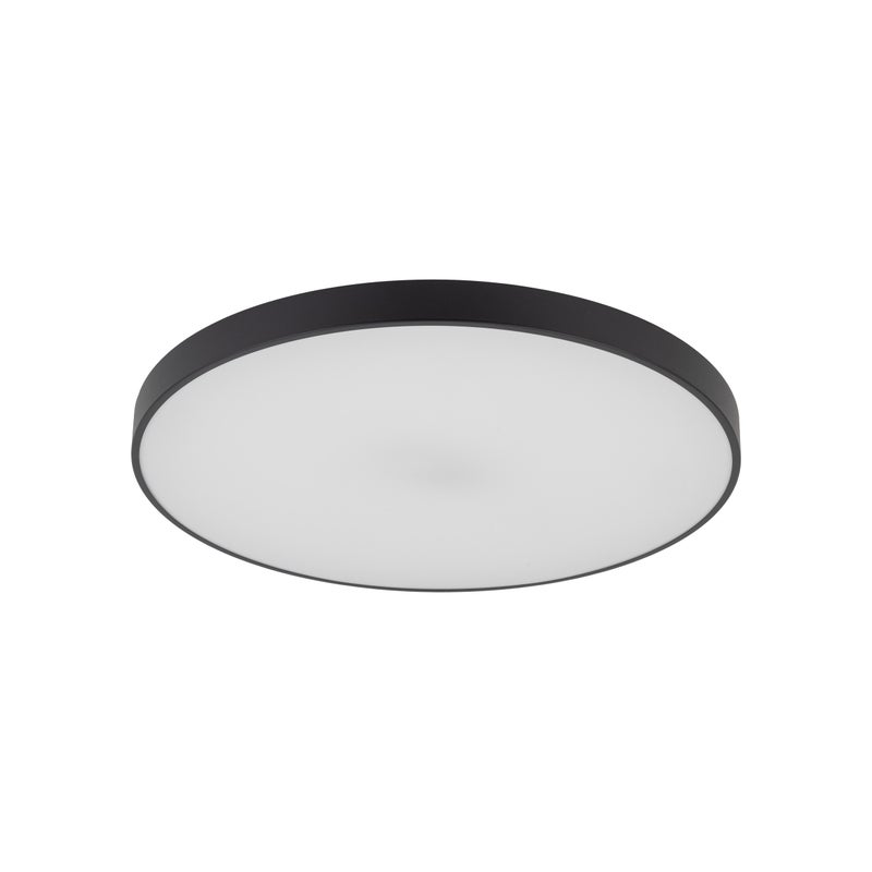Lampa Sufitowa Łazienkowa Tk Lighting Velis Czarny Plafon Led 60W Ip54 Zmienna Barwa, Ściemniany