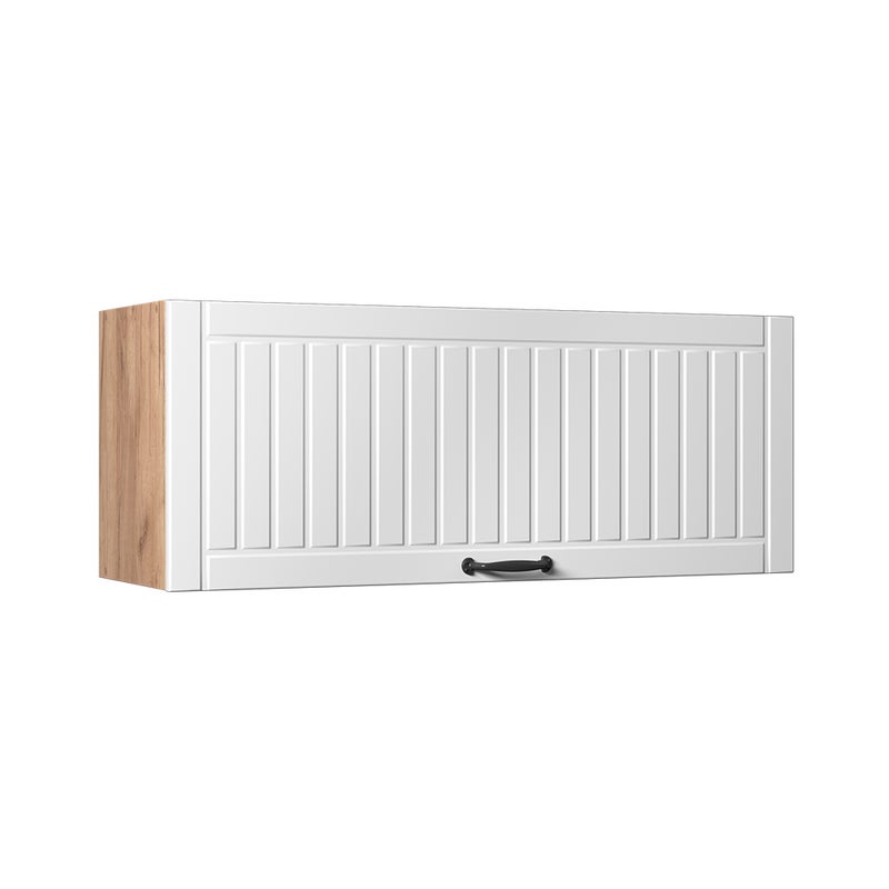 Vicco Szafka ścienna Fame-Line, Biały rustykalny/Dąb goldkraft, 100 cm